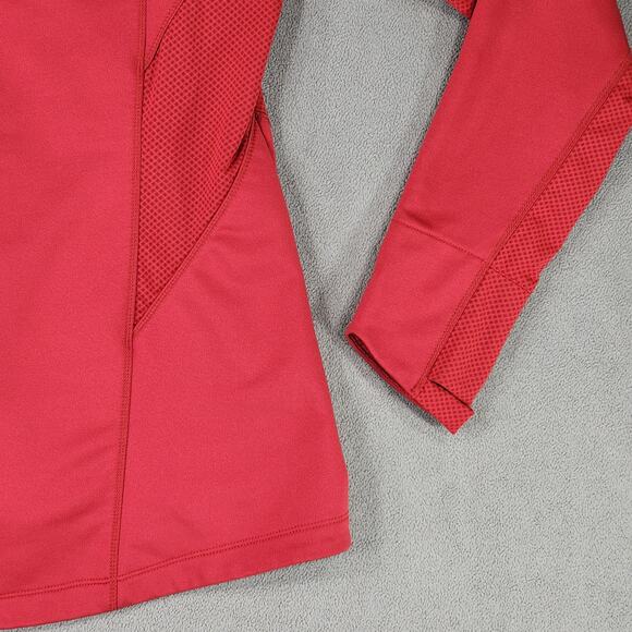 WA State Cougars 1/4 Zip Pullover XL Women Under Armour Red Wicking‎ Breathable - Picture 14 of 14